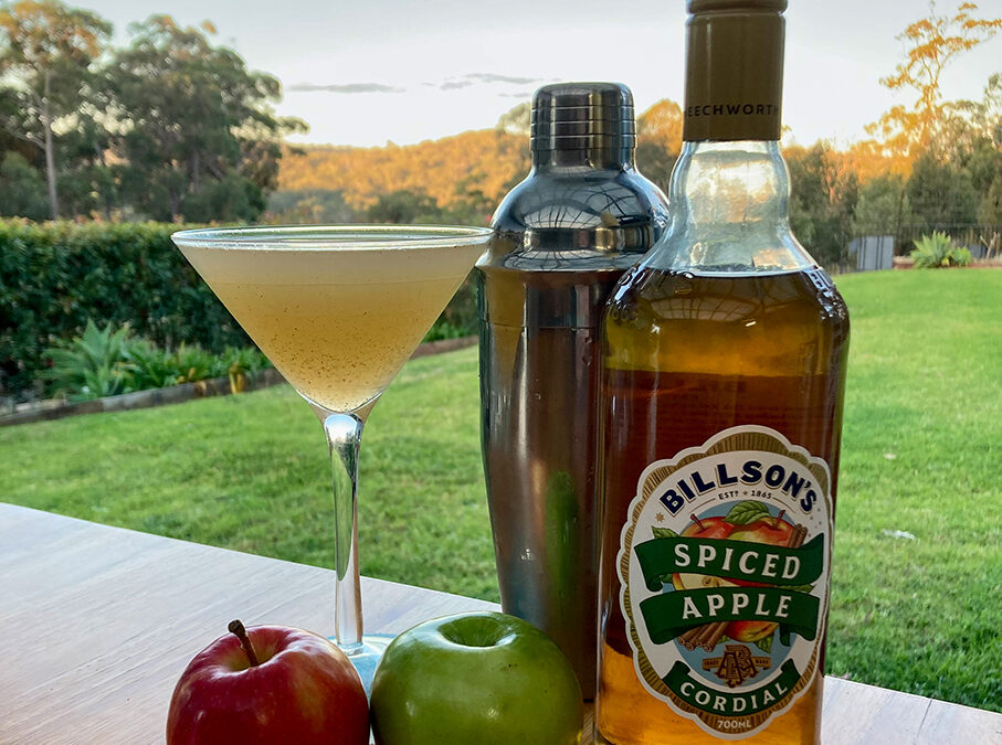 Spiced Appletini feat. Billson’s Spiced Apple Cordial